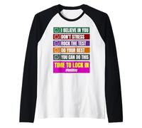 You Got This Test Day Teacher State Testing Time to Lock in Raglan Baseball Tee