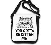 You Gotta Be Kitten Me Shoulder Bag White