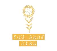 You Grow Girl Sweatshirt - White - L - White