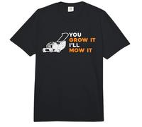 You Grow It I'll Mow It Mower Garden Gardening Lawn Mowing Comfort Colors Adult Heavyweight T-Shirt