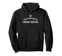 You Had Me At Creme Brulee Distressed Pullover Hoodie