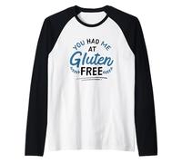 You Had Me at Gluten Free Celiac Disease Gluten-Free Life Raglan Baseball Tee
