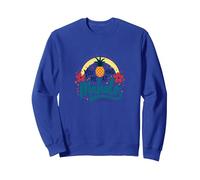 You Had Me at Mahalo: Tropical Hawaiian Pineapple Sweatshirt, Adult Unisex, Royal Blue, S