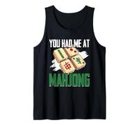 You Had Me At Mahjong, Tile Game Player, Mah Jong Tank Top
