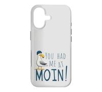 You Had Me At Moin! Cool Ocean Seagull With Sailor's Cap Case for iPhone 17