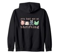 You Had Me At Thrifting Zip Hoodie