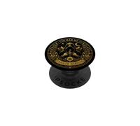 You Had Me At Trigger Warning Floral Coffee Vintage Fantasy PopSockets Adhesive PopGrip