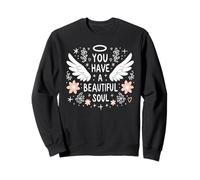 You Have A Beautiful Soul Positive Matching Kids Scribble Sweatshirt