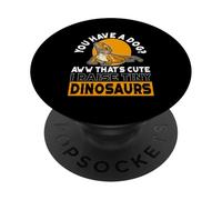 You Have A Dog I Raise Tiny Dinosaurs Funny Bearded Dragon PopSockets Adhesive PopGrip