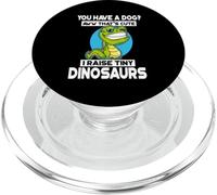 You Have A Dog I Raise Tiny Dinosaurs Funny Bearded Dragon PopSockets PopGrip for MagSafe