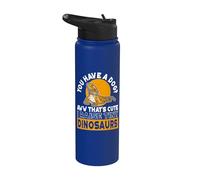 You Have A Dog I Raise Tiny Dinosaurs Funny Bearded Dragon Stainless Steel Insulated Water Bottle