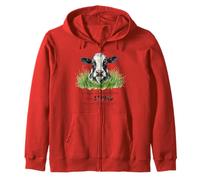 You Have A Lifetime To Be Silly Why Not Take Today Off Cow Zip Hoodie