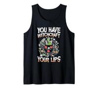 You Have Witchcraft in Your Lips Halloween Cauldron Magic Tank Top