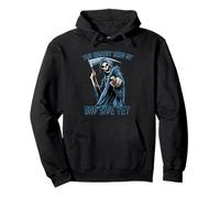 You Havent Seen My Bad Side Yet Gothic Skeleton Pullover Hoodie