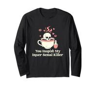 You Inspire My Inner Serial Killer Skull Gothic Halloween Long Sleeve T-Shirt