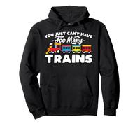 You Just Can't Have Too Many Trains Locomotive Train Boys Pullover Hoodie