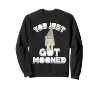 You Just Got Mooned Funny Gnome Mooning Gag Festival Gifts Sweatshirt