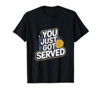 You Just Got Served Funny Volleyball Player Value Graphic T-Shirt, Men, Black, S