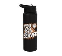 You Just Got Served Funny Volleyball Stainless Steel Insulated Water Bottle