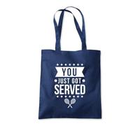 You Just Got Served Tennis Tote Shopping Bag 10 Litres Capacity 42 x 38cm