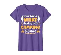 You Know What Rhymes With Camping Alcohol T-Shirt