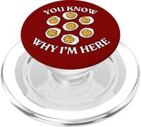 You Know Why I’m Here Deviled Eggs Thanksgiving Christmas PopSockets PopGrip for MagSafe