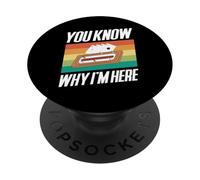 You Know Why Im Here Cribbage Game Player PopSockets Adhesive PopGrip