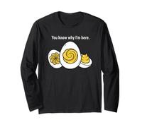 You Know why I'm here Deviled Eggs Thanksgiving Funny Long Sleeve T-Shirt