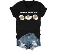 You Know Why I'm Here Shirt, Deviled Eggs Shirt Deviled Eggs Graphic Tees for Men Women Short Sleeve Tops (UK, Alpha, S, Regular, Regular, A)