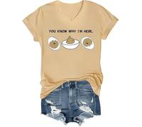You Know Why I'm Here Shirt, Deviled Eggs Shirt Deviled Eggs Graphic Tees for Men Women Short Sleeve Tops (UK, Alpha, S, Regular, Regular, G)