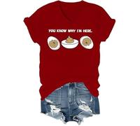 You Know Why I'm Here Shirt, Deviled Eggs Shirt Deviled Eggs Graphic Tees for Men Women Short Sleeve Tops (UK, Alpha, S, Regular, Regular, C)