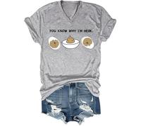 You Know Why I'm Here Shirt, Deviled Eggs Shirt Deviled Eggs Graphic Tees for Men Women Short Sleeve Tops (UK, Alpha, S, Regular, Regular, E)