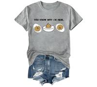 You Know Why I'm Here Shirt Deviled Eggs Shirt Unisex Graphic Tee Grey