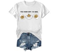 You Know Why I'm Here Shirt Deviled Eggs Shirt Unisex Graphic Tee White