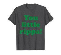 You Little Rippa Australia Slang Aussie Design Australian T-Shirt, Men, Dark Heather Grey, 6X-Large