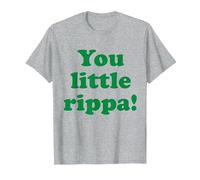 You Little Rippa Australia Slang Aussie Design Australian T-Shirt, Men, Heather Grey, 3X-Large
