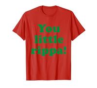 You Little Rippa Australia Slang Aussie Design Australian T-Shirt, Men, Red, Medium