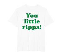 You Little Rippa Australia Slang Aussie Design Australian T-Shirt, Men's Big and Tall, White, 6X Tall