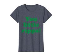 You Little Rippa Australia Slang Aussie Design Australian T-Shirt, Women, Heather Blue, X-Large