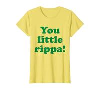 You Little Rippa Australia Slang Aussie Design Australian T-Shirt, Women, Lemon Yellow, Small