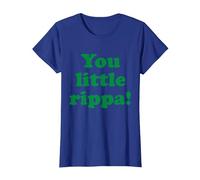 You Little Rippa Australia Slang Aussie Design Australian T-Shirt, Women, Royal Blue, Medium