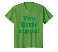 You Little Rippa Australia Slang Aussie Design Australian T-Shirt, Youth, Grass Green, 3T