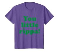 You Little Rippa Australia Slang Aussie Design Australian T-Shirt, Youth, Purple Heather, 3T