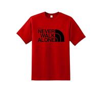 You’ll Never Walk Alone T-Shirt | Liverpool Fan Unisex Tee | Quality Printed Football Shirt for Men Women Kids | Regular Fit Short Sleeve 100% Cotton Top | Supporters Gift for Match Day & Birthdays