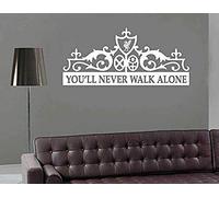 You Ll Never Walk Alone Wall Sticker for Home Living Room Bedroom Interior Decoration Wall Decals Removable Vinyl Sticker 30 * 70Cm
