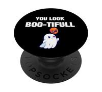 You Look Boo-tiful Halloween Illustration Graphic Designs PopSockets Adhesive PopGrip
