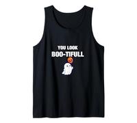 You Look Boo-tiful Halloween Illustration Graphic Designs Tank Top