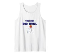 You Look Boo-tiful Halloween Illustration Graphic Designs Tank Top