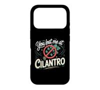 You Lost Me at Cilantro Coriander Herb Case for iPhone 17 Pro