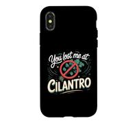 You Lost Me at Cilantro Coriander Herb Case for iPhone X/XS
